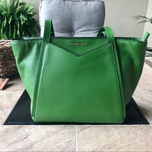 Green Michael Kors Shoulder Bag